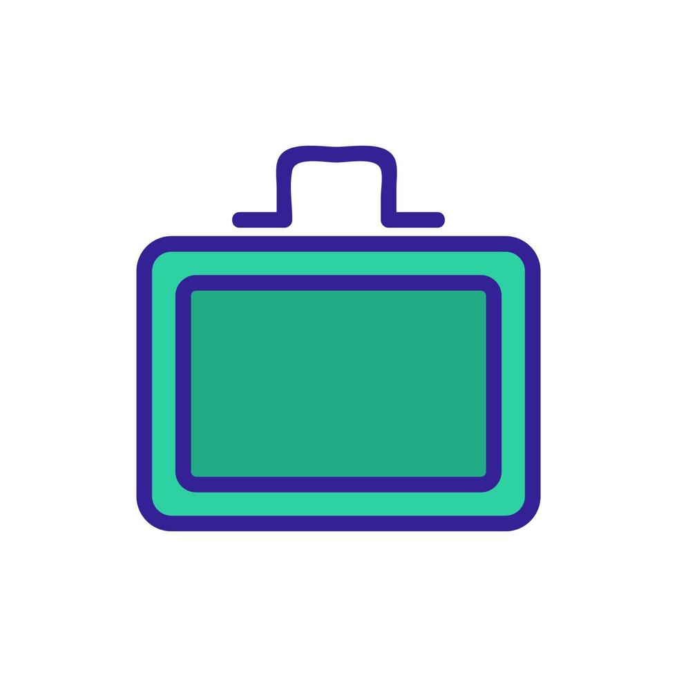 lunchbox pictogram vector. geïsoleerde contour symbool illustratie vector