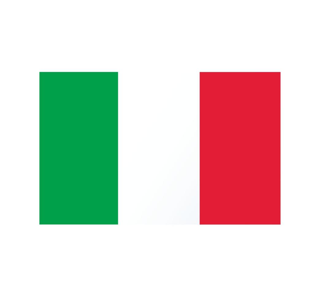 italië vlag. vector illustratie eps10