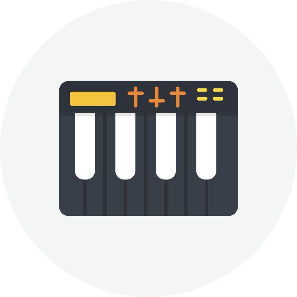 midi platte cirkel vector