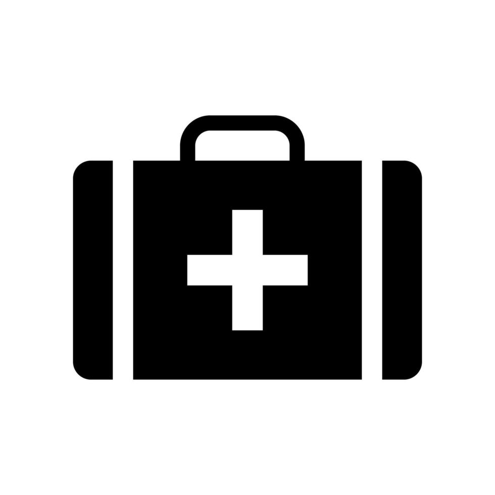 medische kit pictogram vector ontwerpsjablonen op witte achtergrond