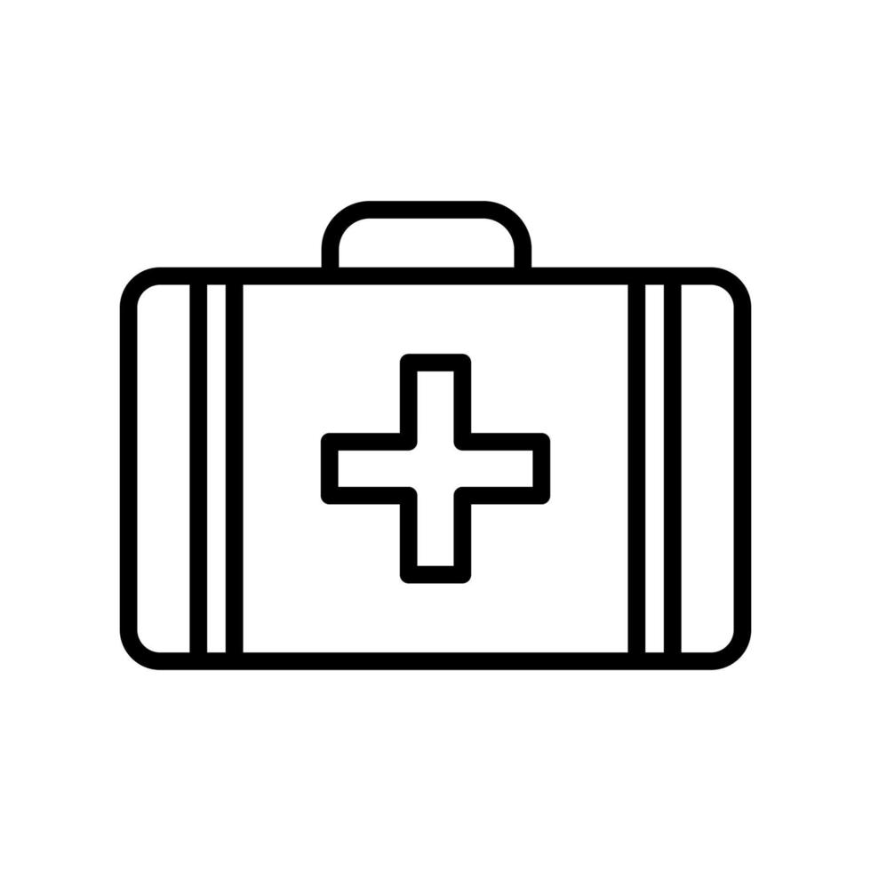medische kit pictogram vector ontwerpsjablonen op witte achtergrond
