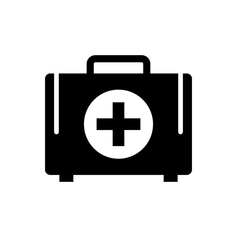 medische kit pictogram vector ontwerpsjablonen op witte achtergrond