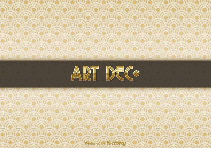 Gratis Art Deco Vector Achtergrond