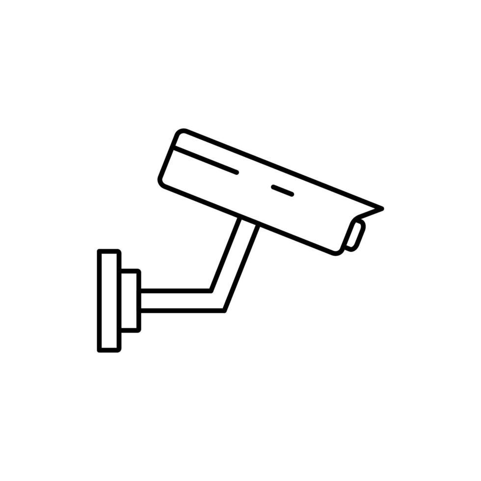 technologie cctv pictogram overzicht vector