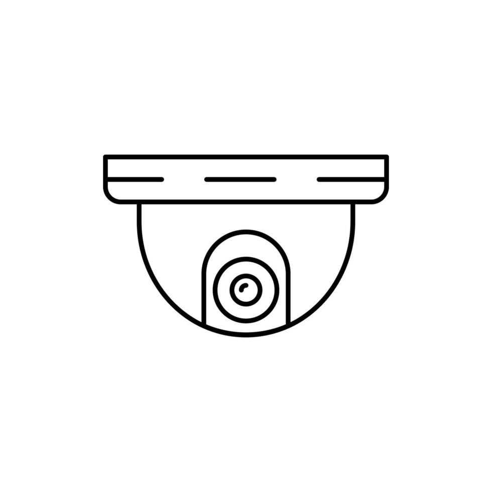 technologie cctv pictogram overzicht vector