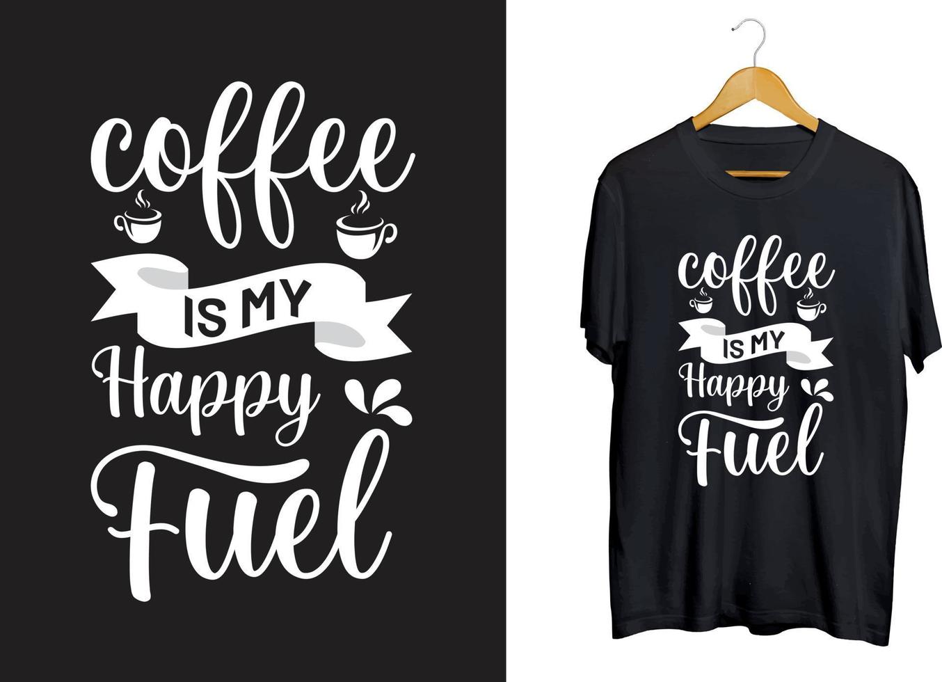 koffie typografie t-shirt ontwerp, koffie citaten svg ambachtelijke ontwerp vector