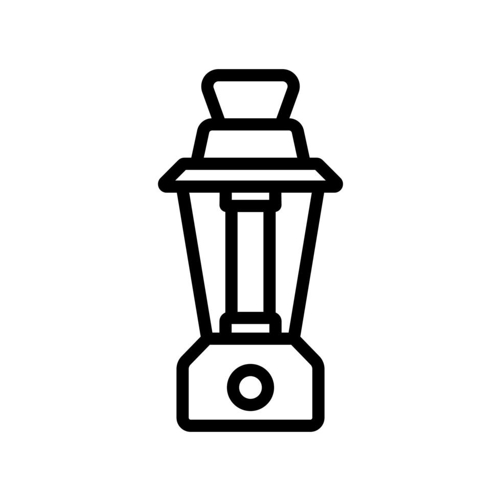 stookolie lamp pictogram vector overzicht illustratie