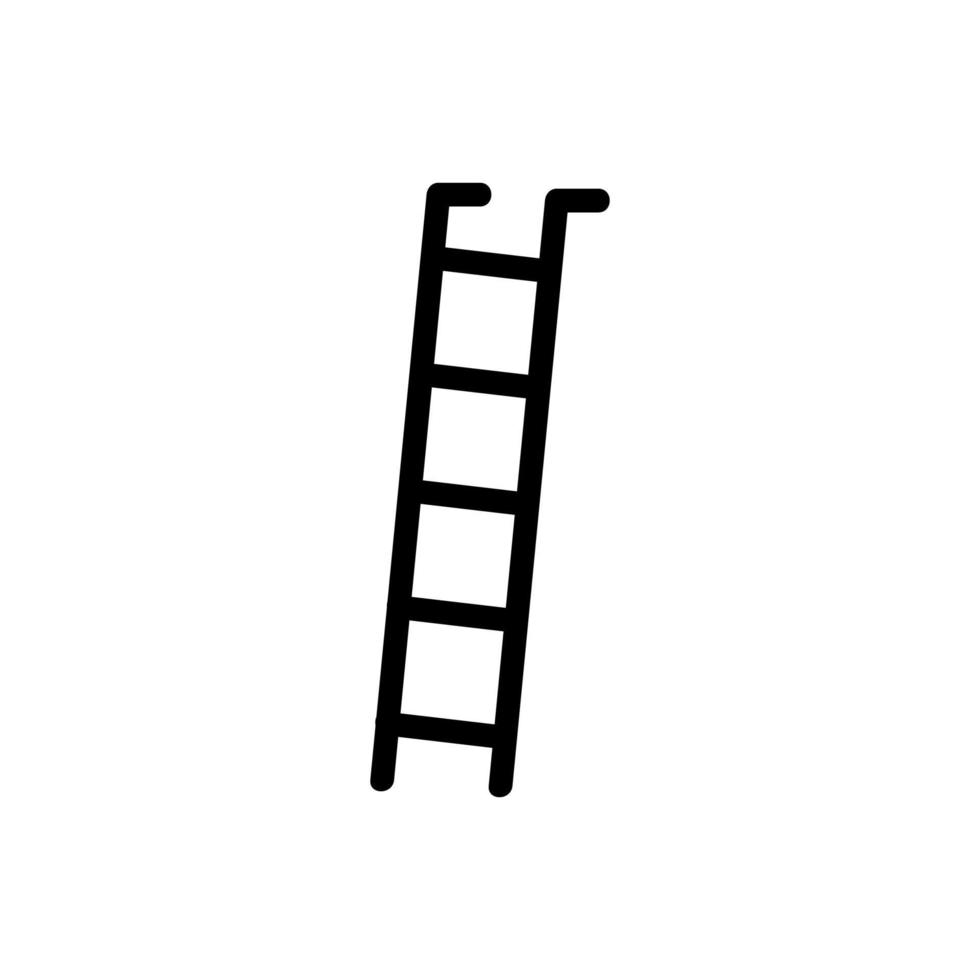 trigger ladder naar zwembad pictogram vector overzicht illustratie