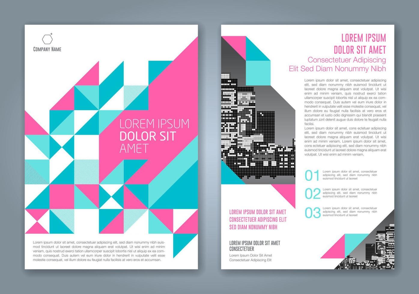 minimale geometrische vormen ontwerpen achtergrond voor zakelijke jaarverslag boekomslag brochure flyer poster vector