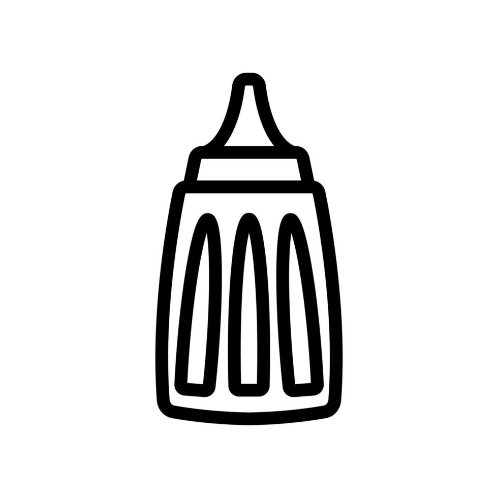 speciale professionele ketchup pot pictogram vector overzicht illustratie