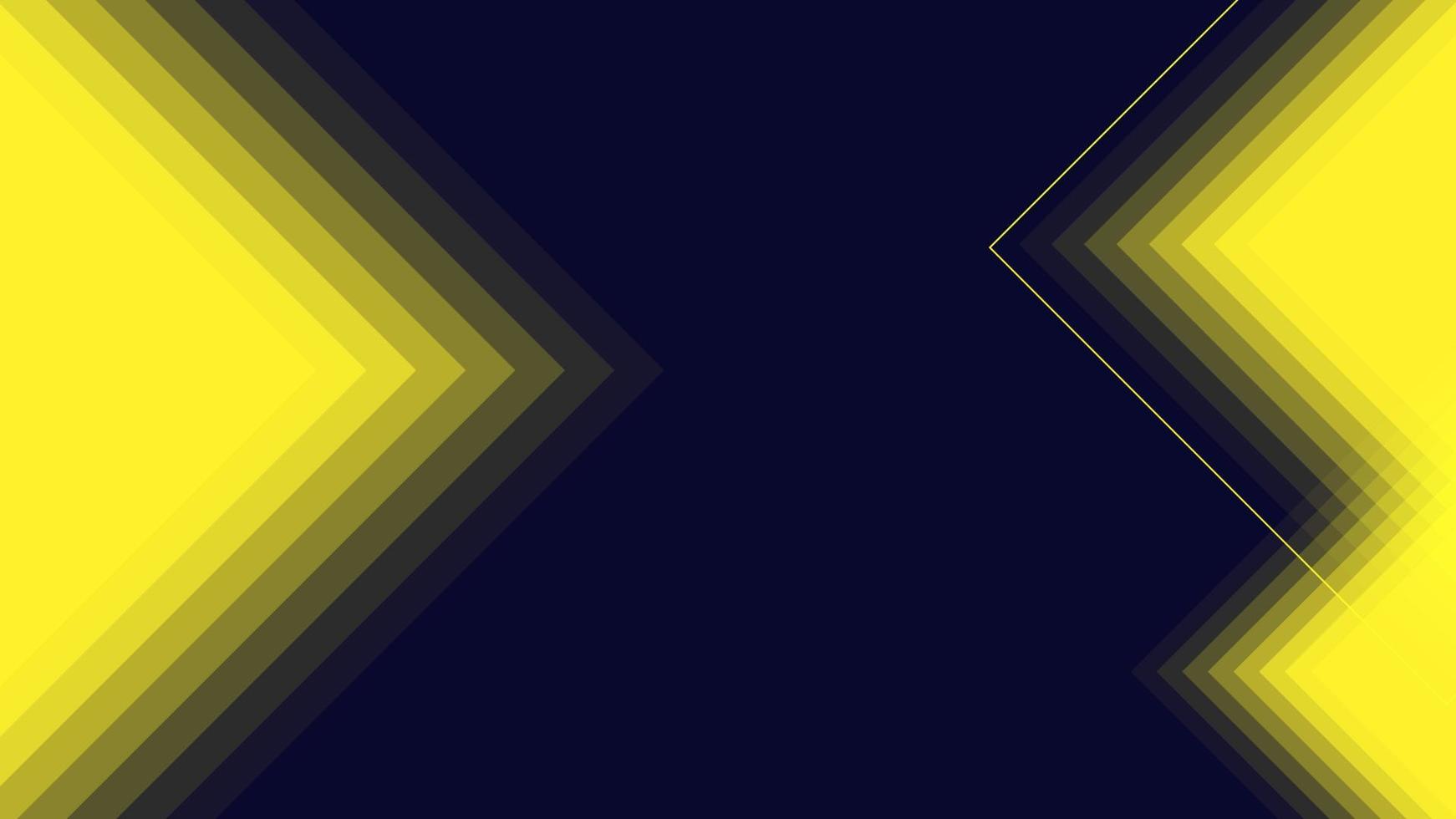 abstracte technologie gele lijn pijl vooruit, digitale gegevens. communicatie internet netwerk frame behang illustratie, perfect voor behang, achtergrond, briefkaart, achtergrond voor uw ontwerp vector