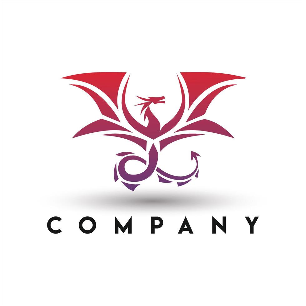 drakenkoning-logo. drakenlogo vector