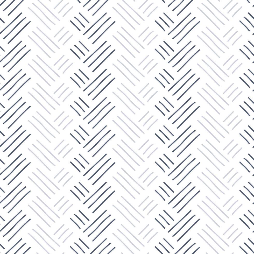 eenvoudige moderne geometrische lijnafdruk in blauwe kleur. vector naadloos patroon