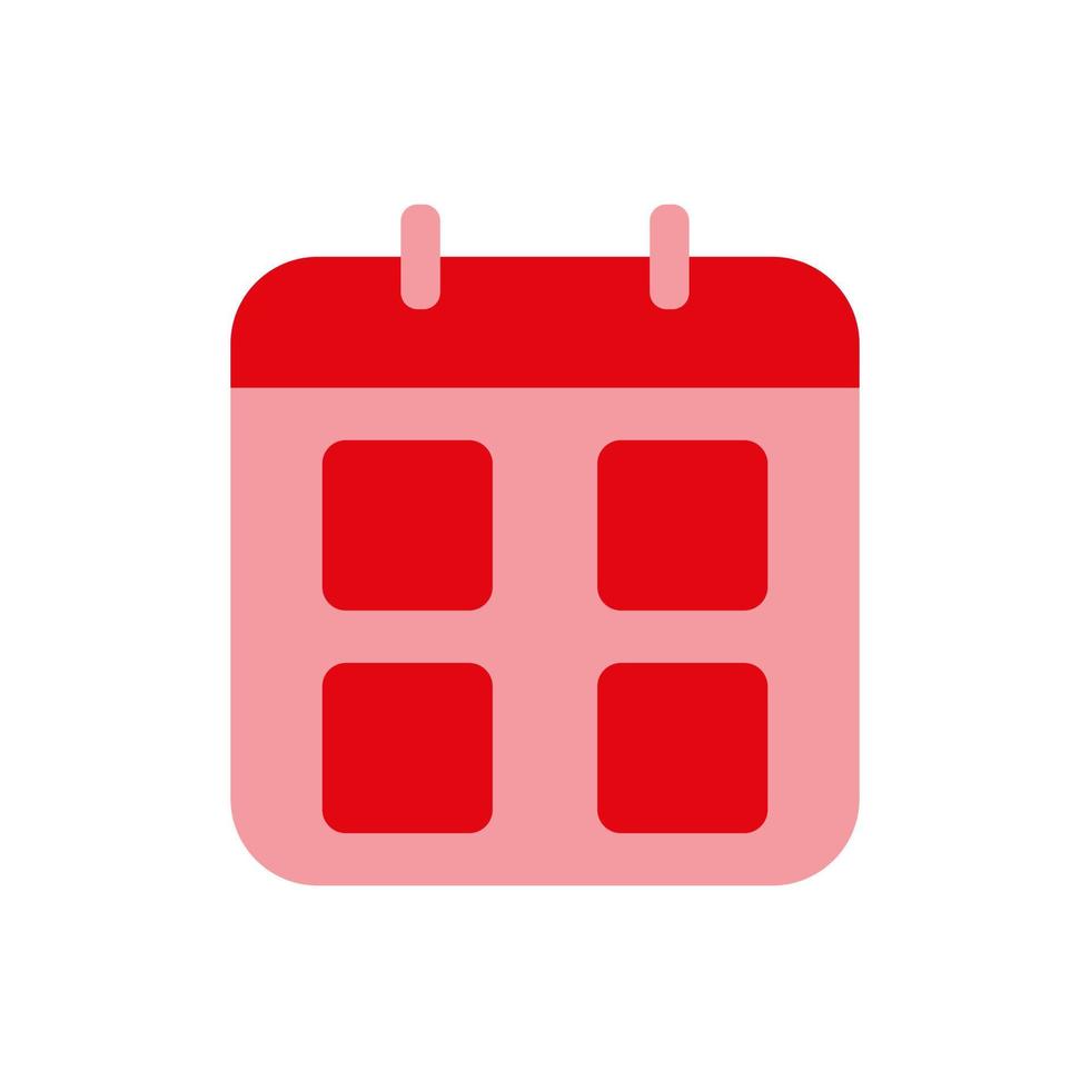 kalender, schema pictogram vector