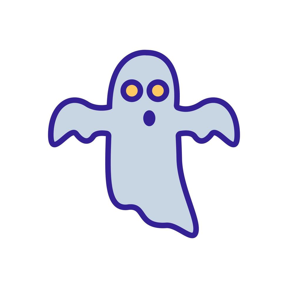 spook pictogram vector. geïsoleerde contour symbool illustratie vector