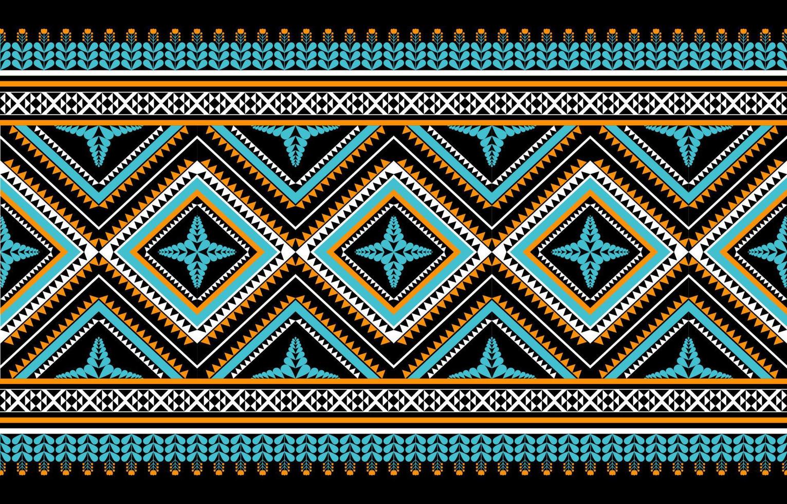 etnische naadloze patroon. kleurrijke decoratieve bloem. inheems traditioneel. ontwerp voor achtergrond,behang,textuur,stof,batik,cappet,kleding,sarong,borduurwerk vector