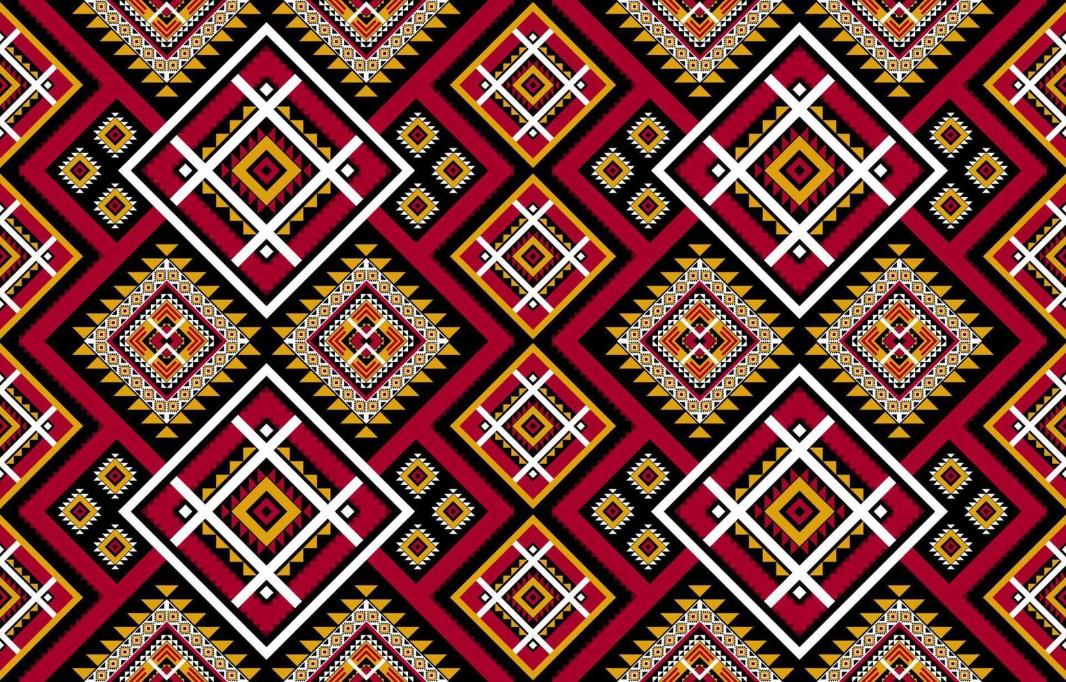 geometrische etnische naadloze patroon. traditionele tribale stijl. ontwerp voor achtergrond,illustratie,textuur,stof,behang,kleding,tapijt,batik,borduurwerk vector
