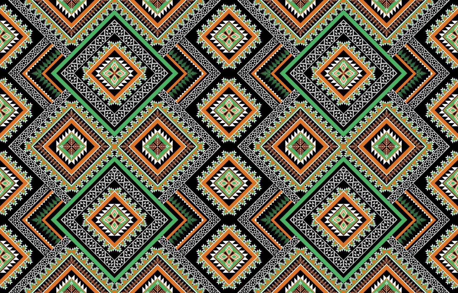 etnische naadloze patroon. bloem decoratie. traditionele tribale stijl. ontwerp voor achtergrond,illustratie,textuur,stof,behang,kleding,tapijt,borduurwerk. vector