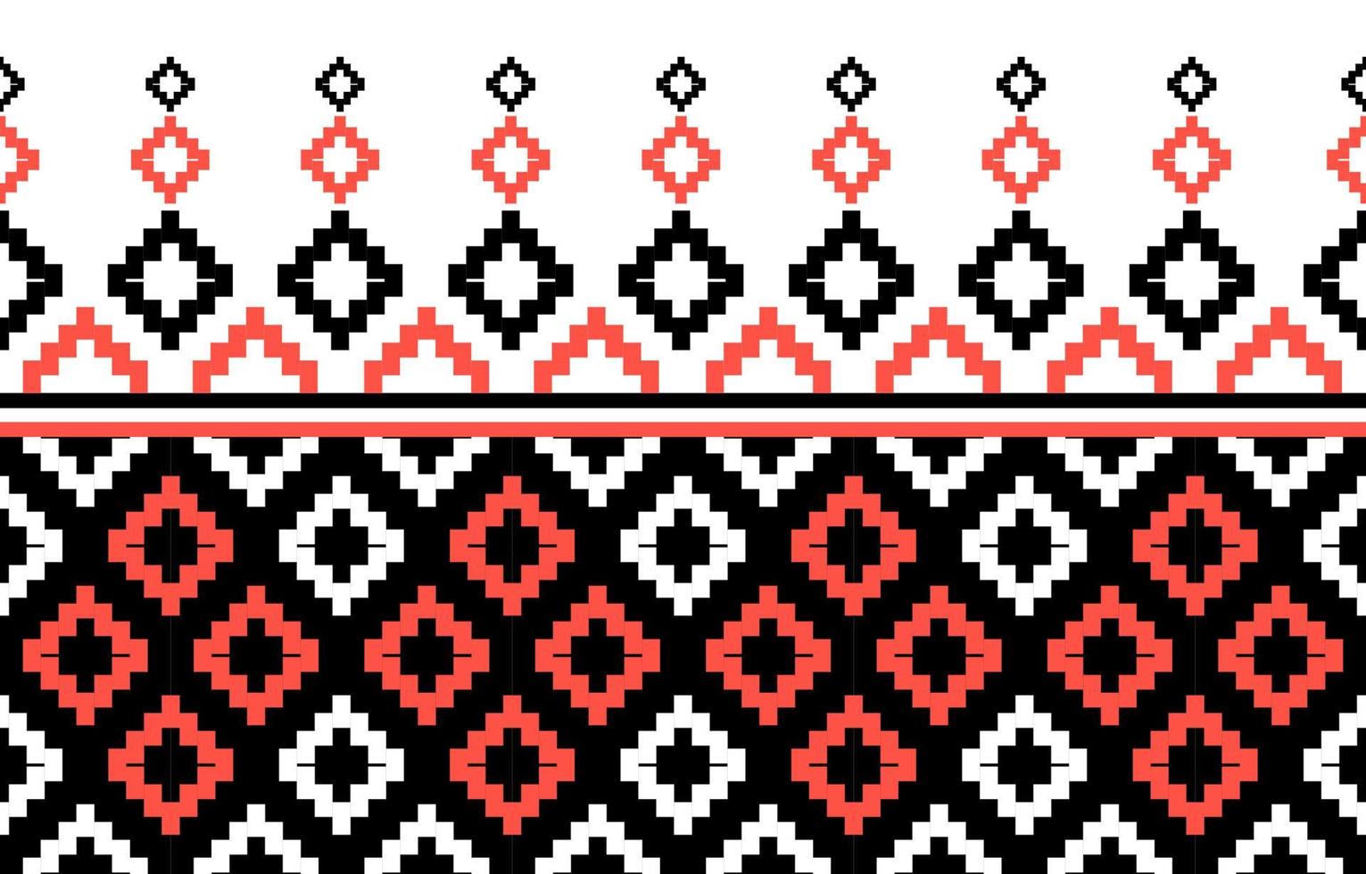 geometrische etnische naadloze patroon. traditionele tribale stijl. ontwerp voor achtergrond,illustratie,textuur,stof,behang,kleding,tapijt,sarong,batik,borduurwerk vector