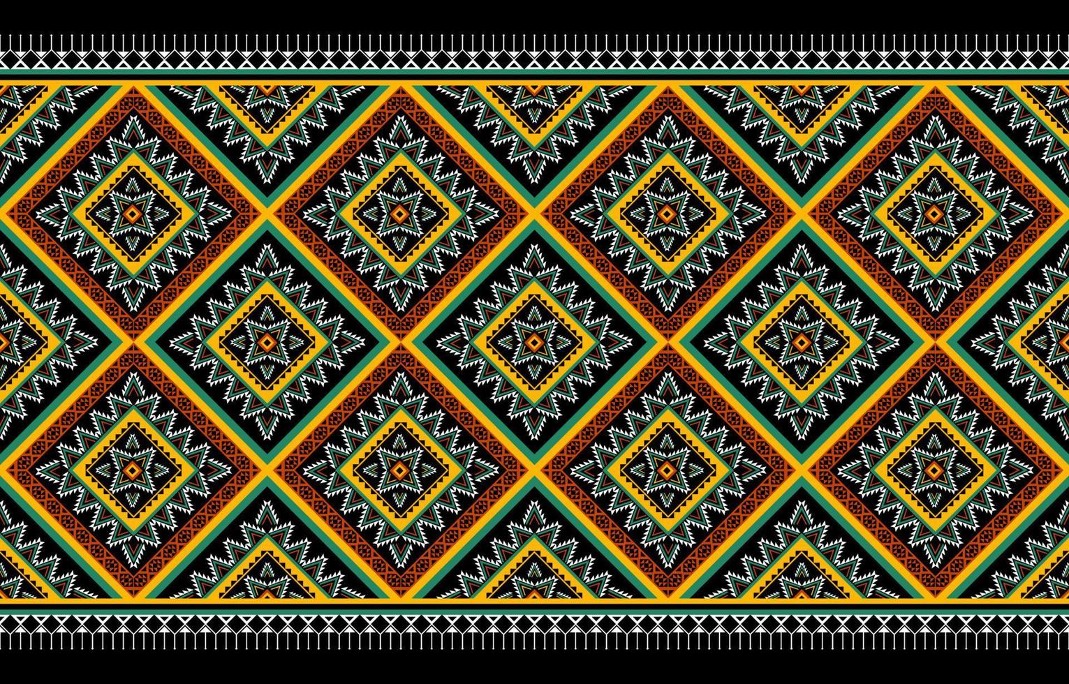 etnische naadloze patroon. bloem decoratie. traditionele tribale stijl. ontwerp voor achtergrond,illustratie,textuur,stof,behang,kleding,tapijt,borduurwerk. vector