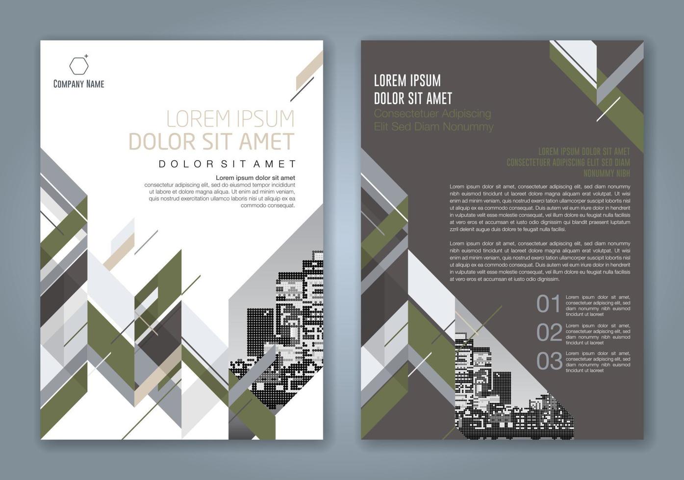 minimale geometrische vormen ontwerpen achtergrond voor zakelijke jaarverslag boekomslag brochure flyer poster vector