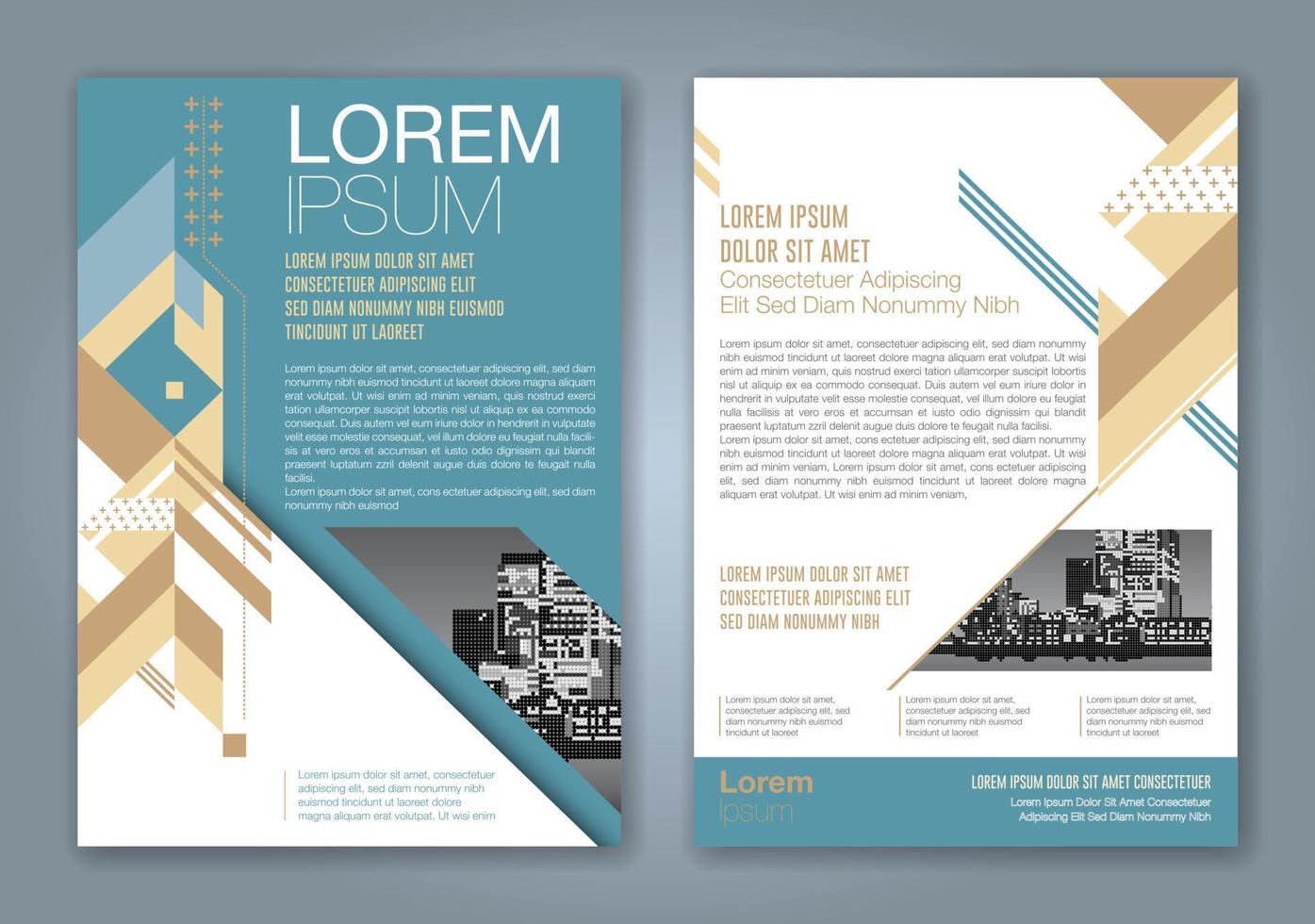 abstracte minimale geometrische cirkel achtergrond voor zakelijke jaarverslag boekomslag brochure flyer poster vector