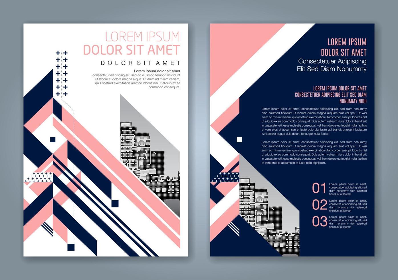 minimale geometrische vormen ontwerpen achtergrond voor zakelijke jaarverslag boekomslag brochure flyer poster vector