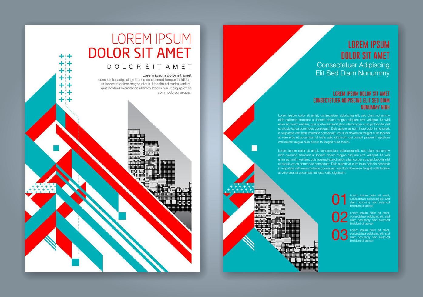 minimale geometrische vormen ontwerpen achtergrond voor zakelijke jaarverslag boekomslag brochure flyer poster vector