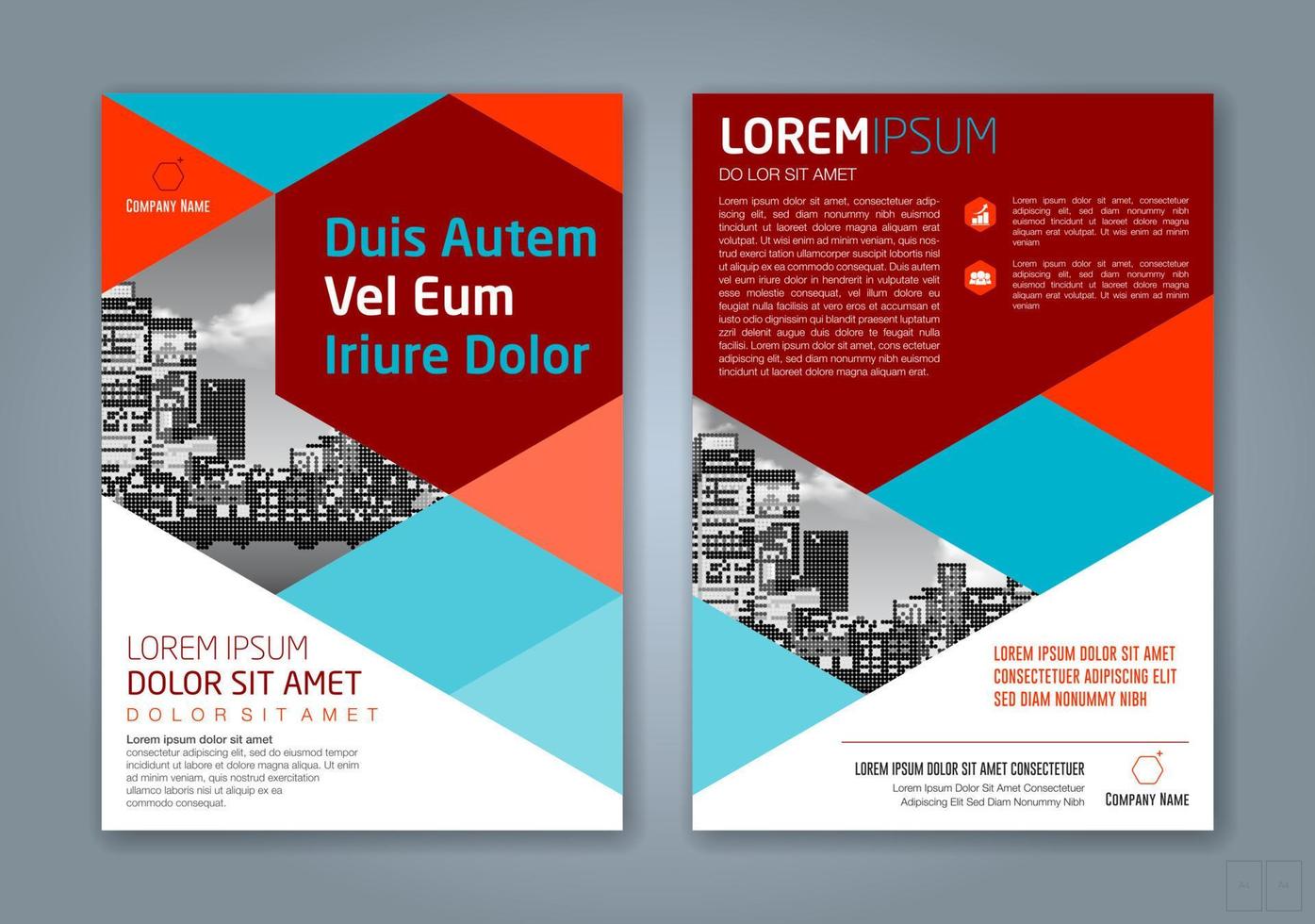 minimale geometrische vormen ontwerpen achtergrond voor zakelijke jaarverslag boekomslag brochure flyer poster vector