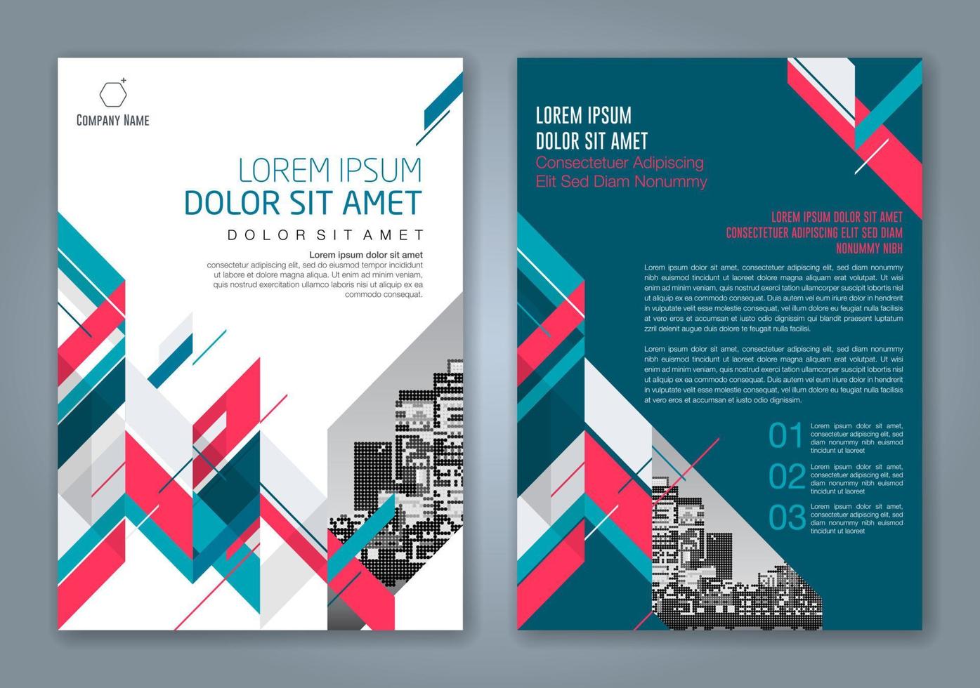 abstracte minimale geometrische achtergrond voor zakelijke jaarverslag boekomslag brochure flyer poster vector
