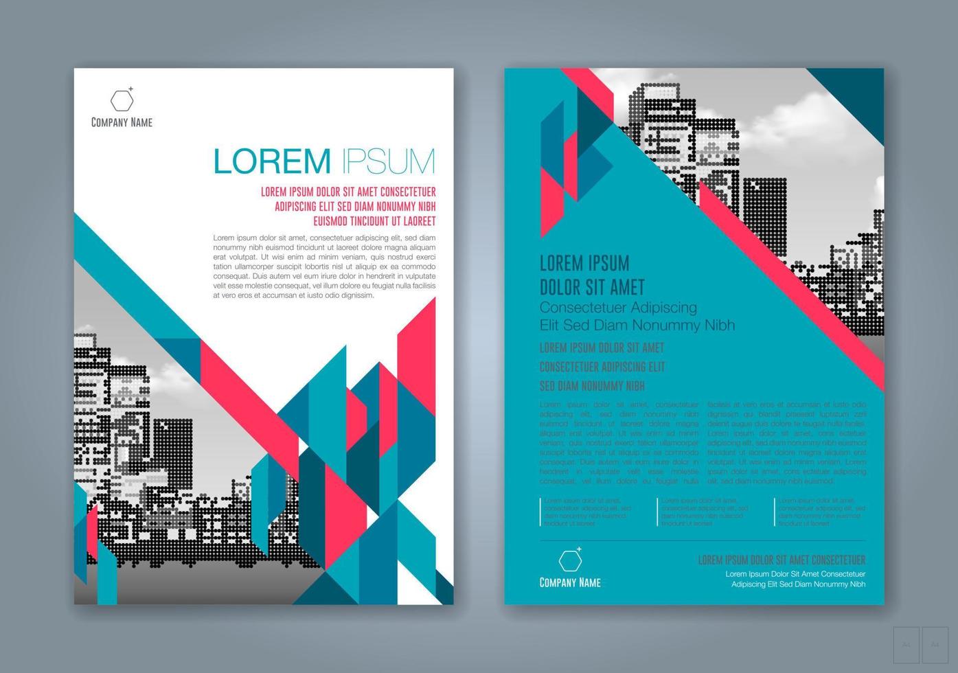 minimale geometrische vormen ontwerpen achtergrond voor zakelijke jaarverslag boekomslag brochure flyer poster vector