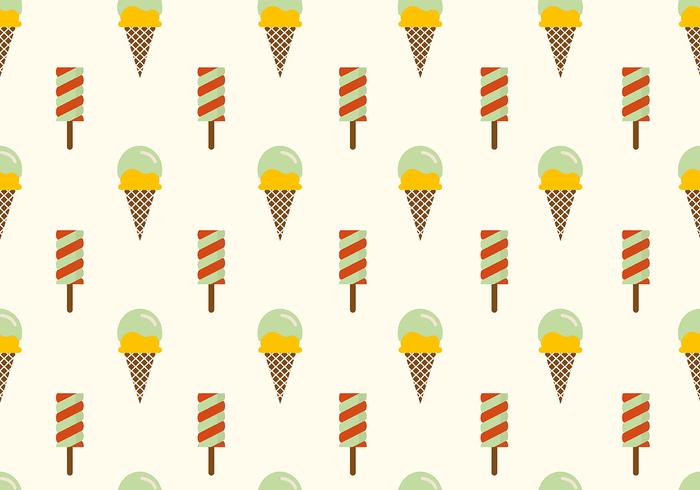 Gratis Ice Cream Vector Achtergrond