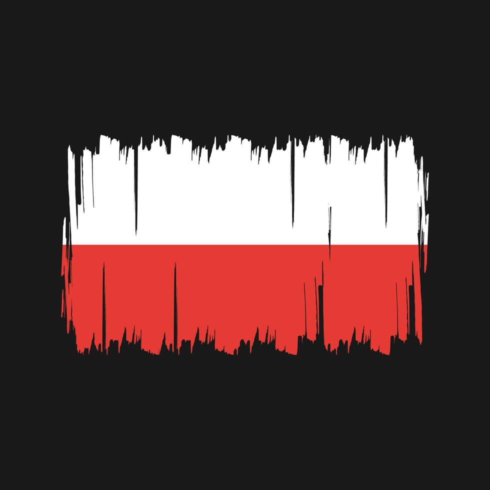 polen vlag vector. nationale vlag vector