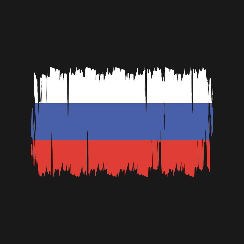 Rusland vlag vector. nationale vlag vector