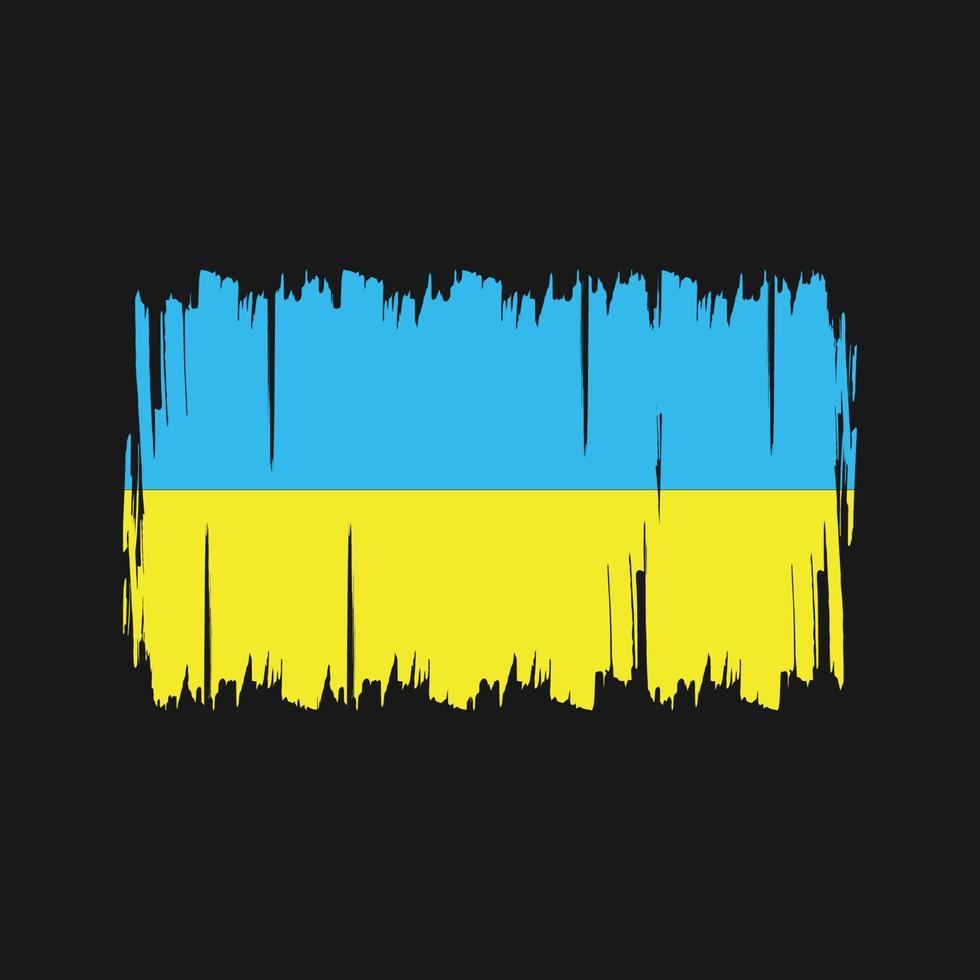 Oekraïne vlag vector. nationale vlag vector