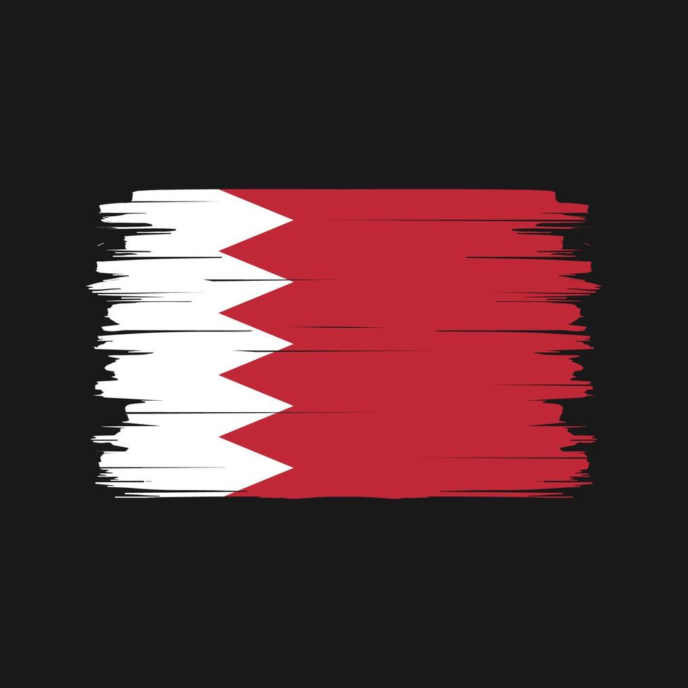 bahrein vlag borstel vector. nationale vlag vector