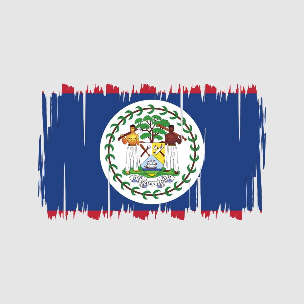 Belize vlag vector. nationale vlag vector