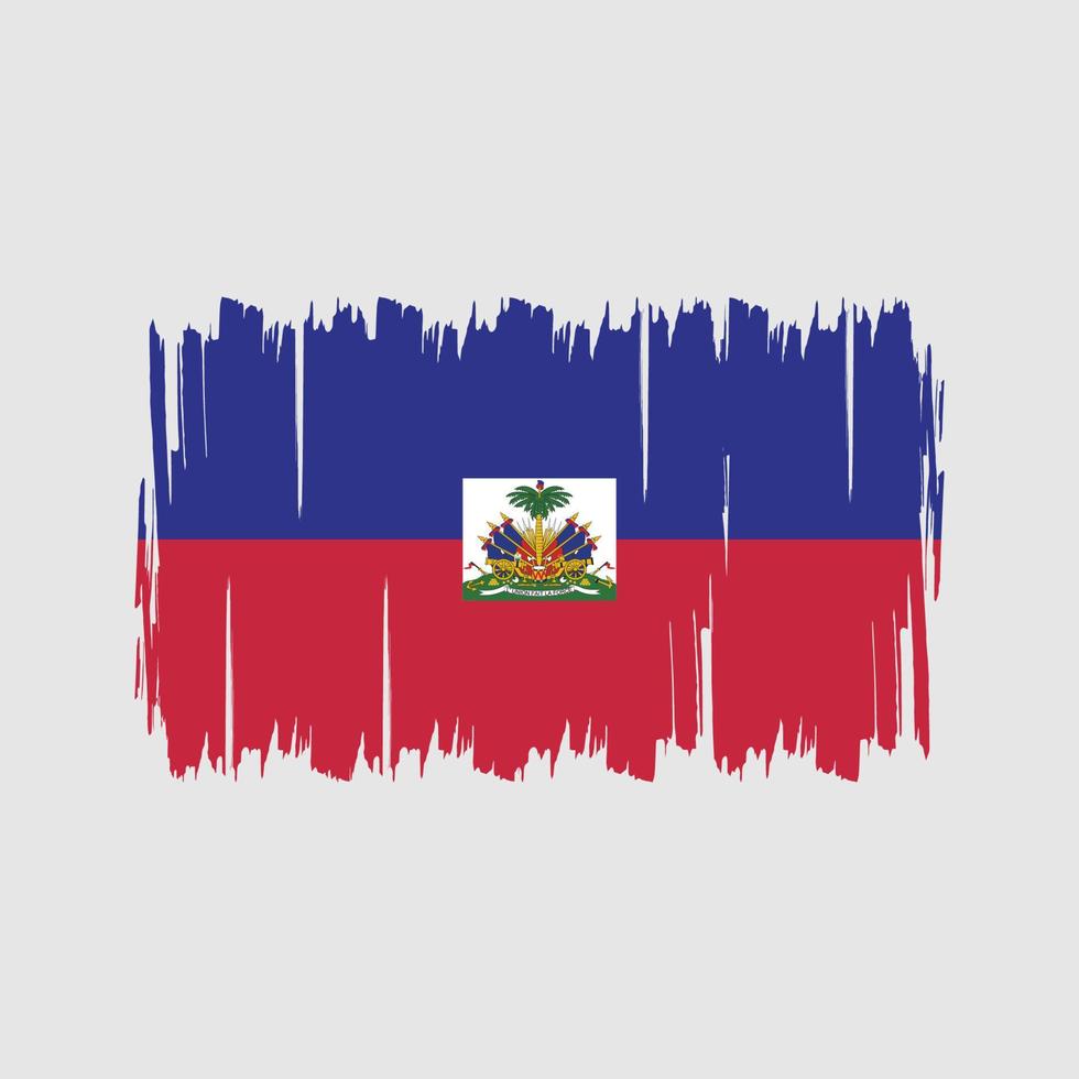 Haïti vlag vector. nationale vlag vector