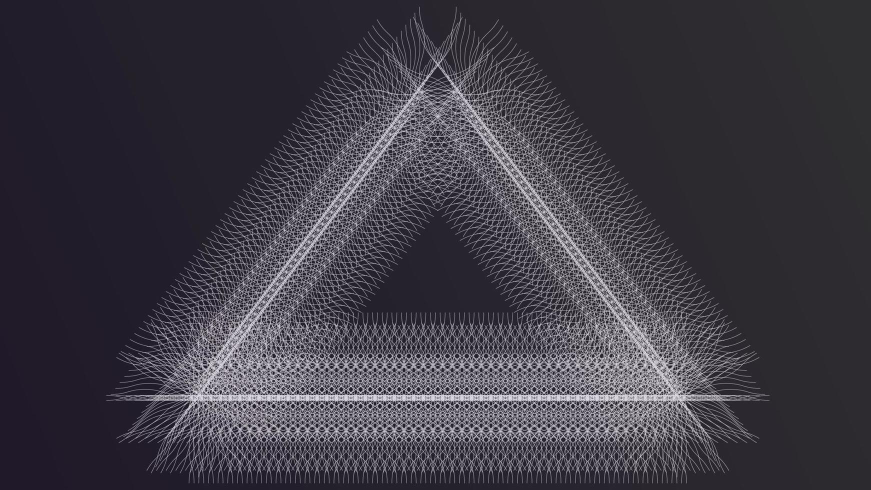 abstract driehoeksontwerp als achtergrond vector