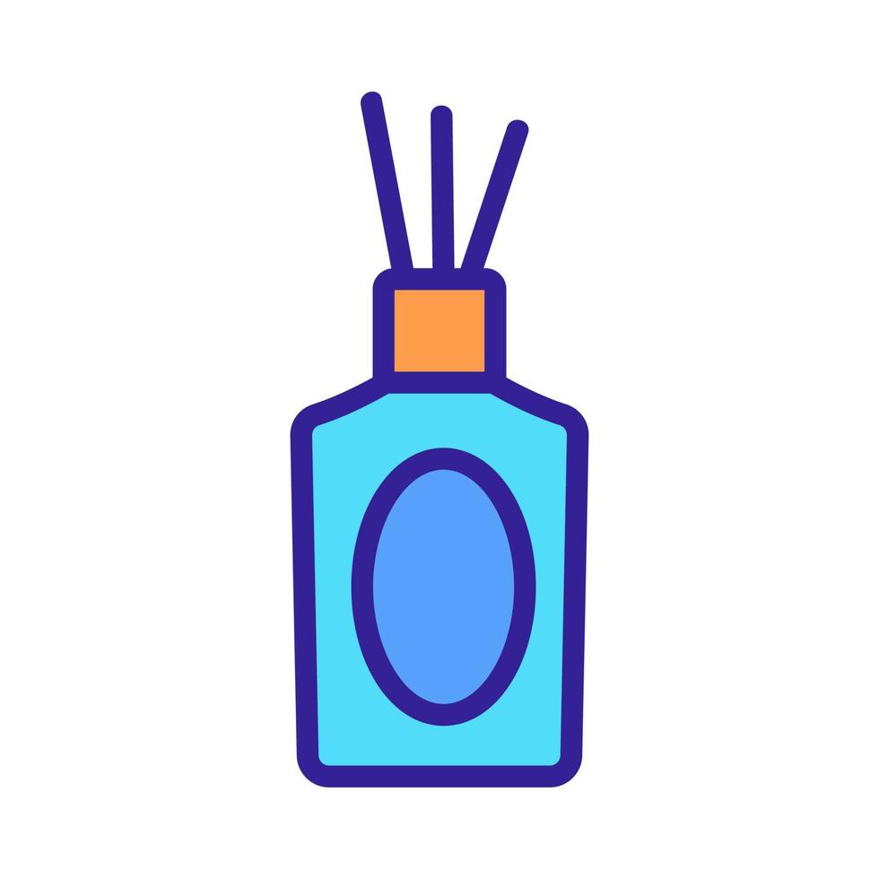 wierookstokjes aromatherapie pictogram vector overzicht illustratie