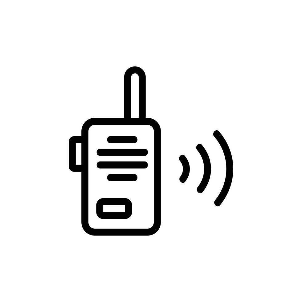 geluid akoestiek pictogram vector. geïsoleerde contour symbool illustratie vector