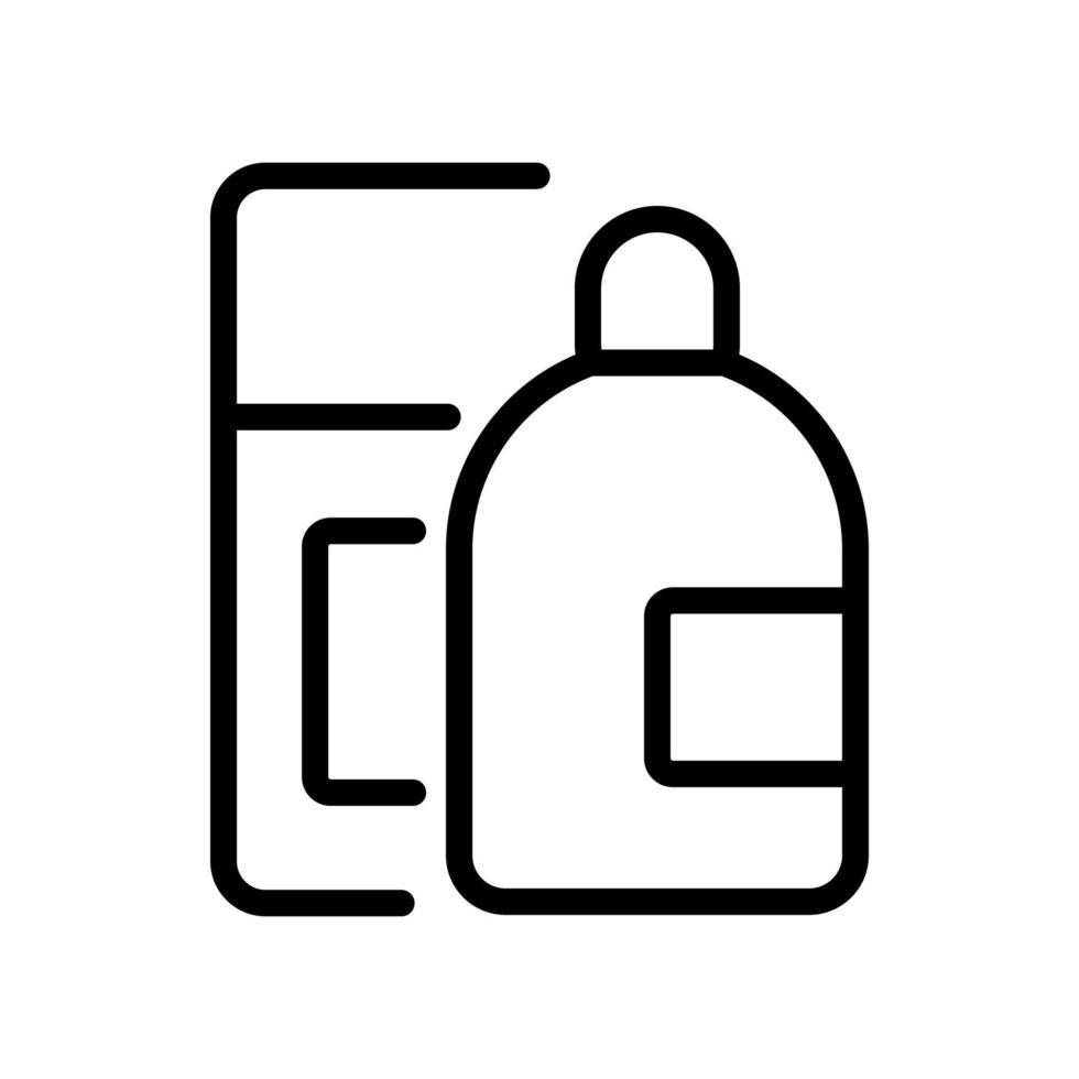 vrouwen haar cosmetica pictogram vector overzicht illustratie