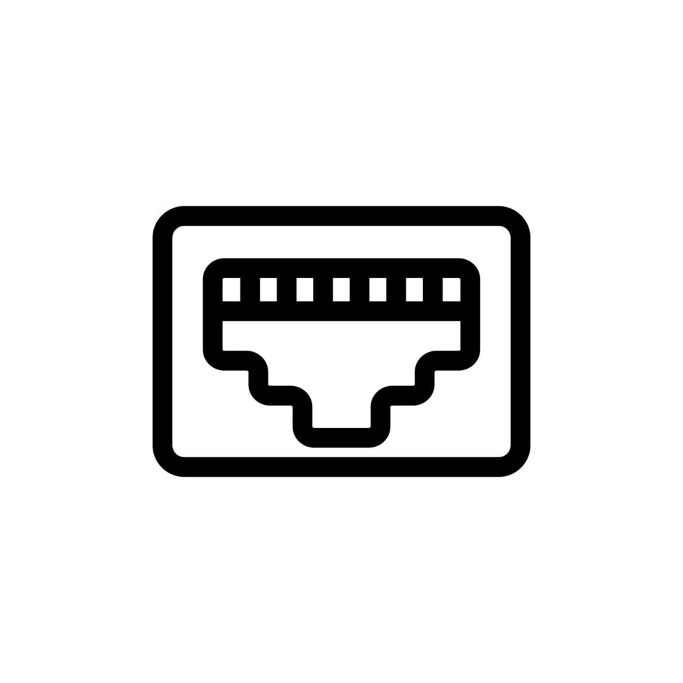 de outlet is een internetvectorpictogram. geïsoleerde contour symbool illustratie vector