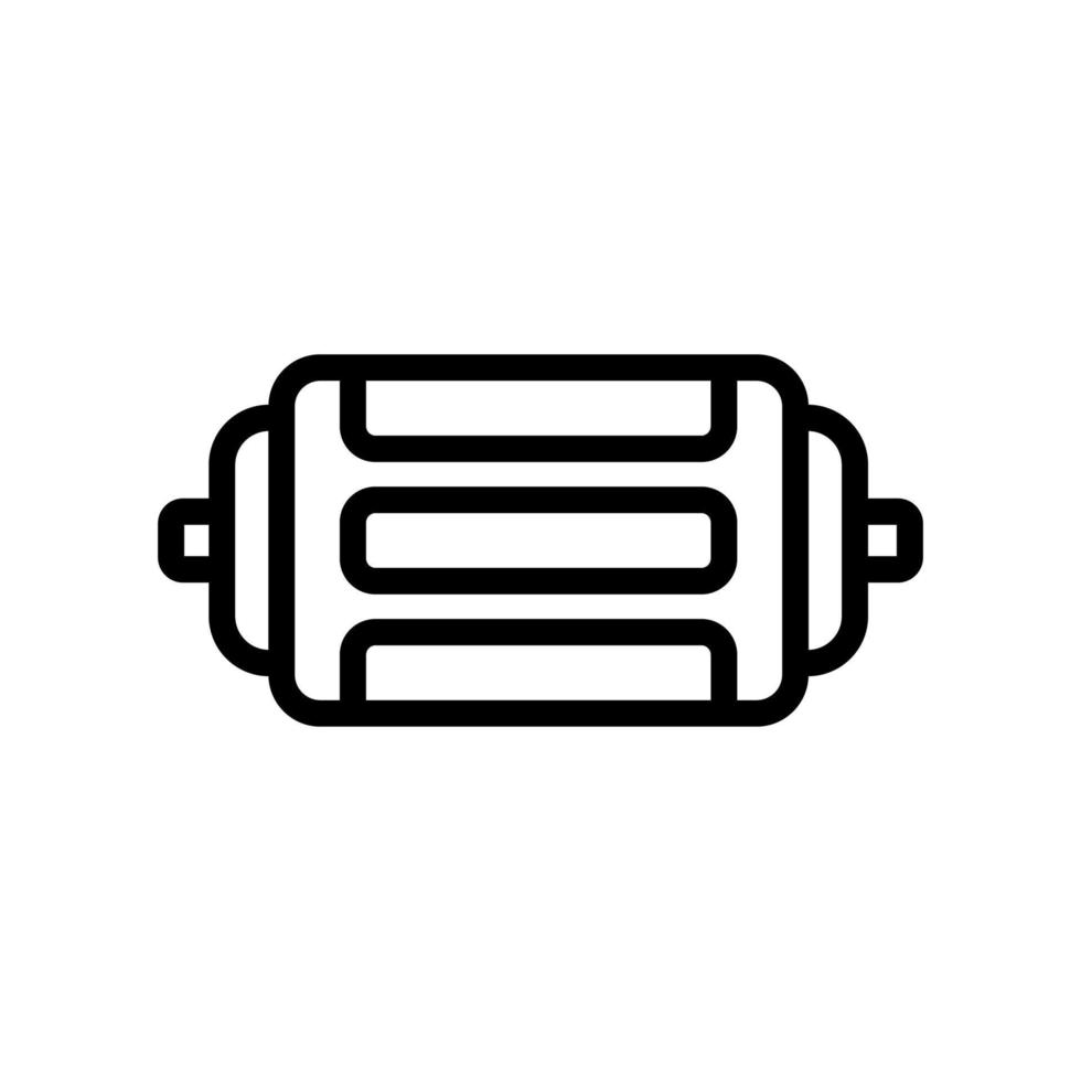 elektrische motor pictogram vector overzicht illustratie