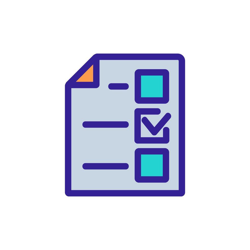 geheime stemming pictogram vector. geïsoleerde contour symbool illustratie vector