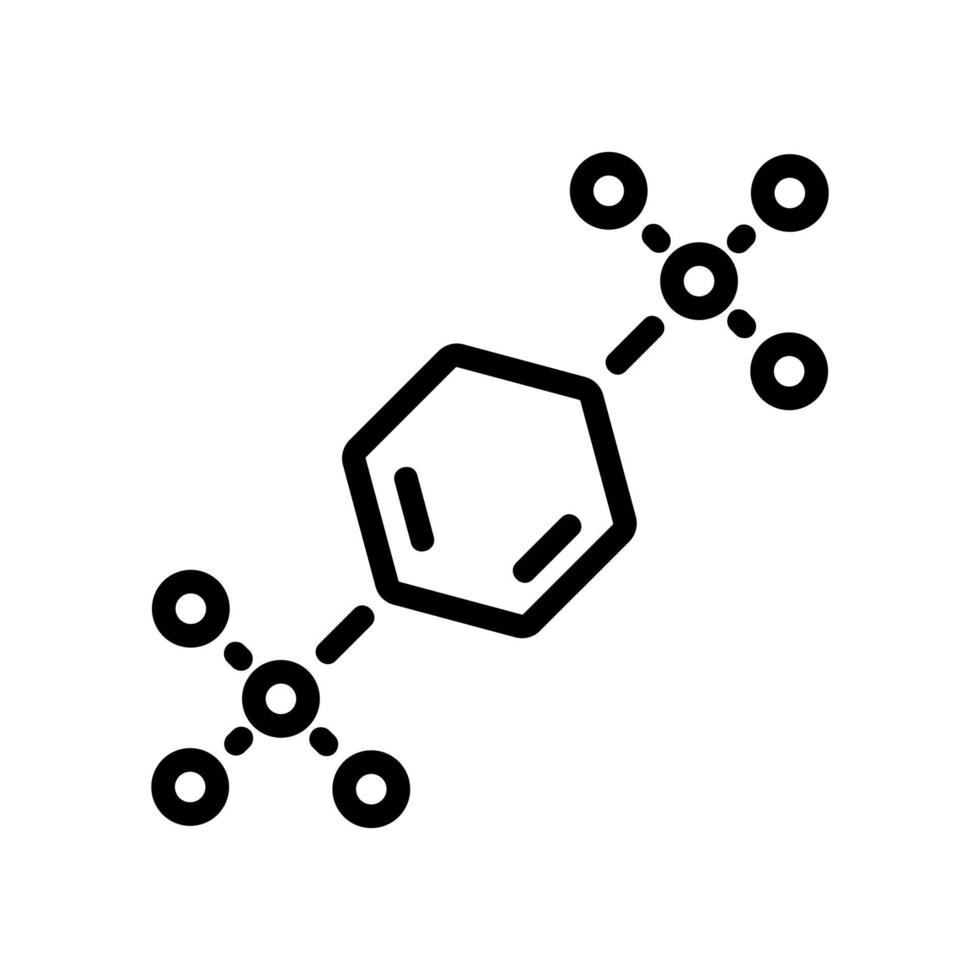 schoonmaak formule pictogram vector overzicht illustratie