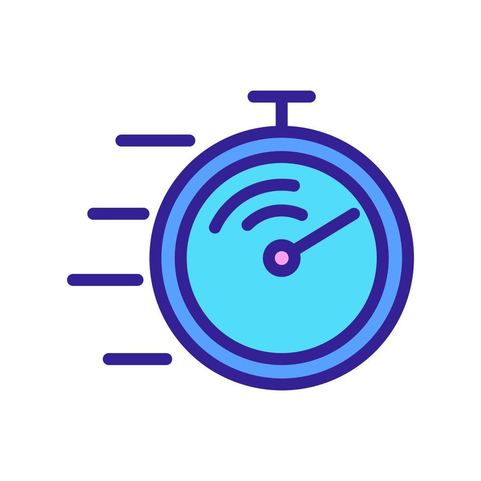 competitie stopwatch pictogram vector overzicht illustratie