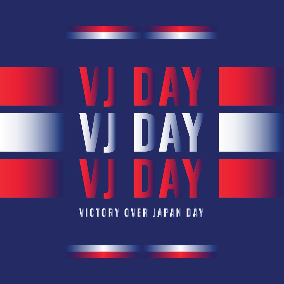 vj day design achtergrond voor internationaal moment vector