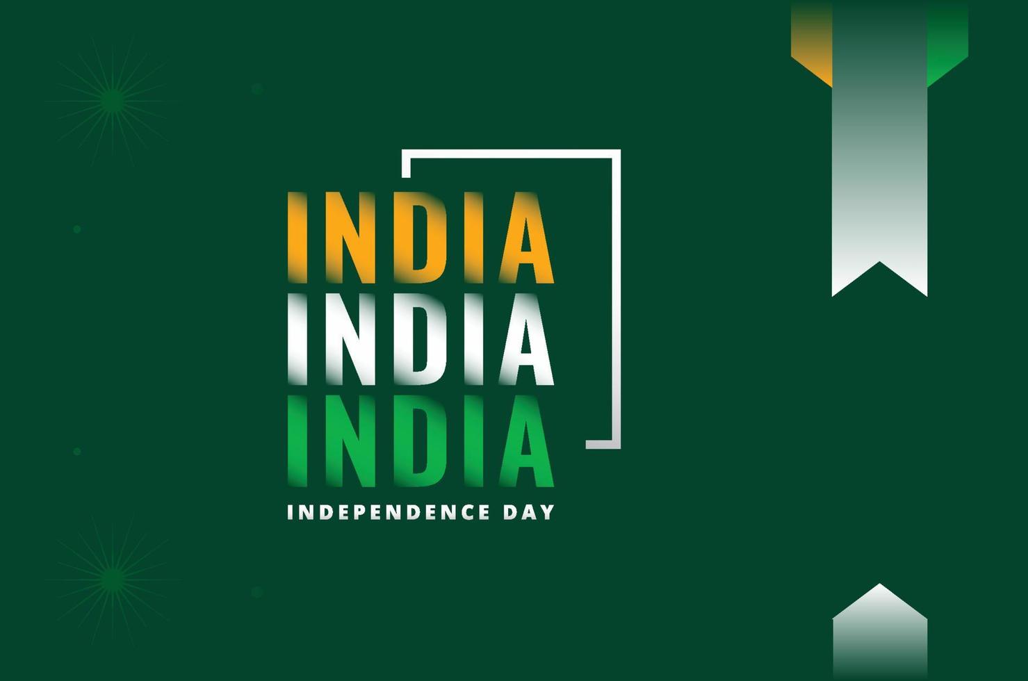india onafhankelijkheidsdag ontwerp achtergrond voor begroeting moment vector