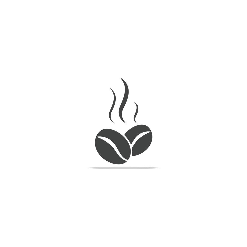 koffieboon pictogram vector